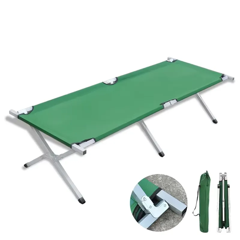 Bed Outdoor Camping - Składane łóżko ratunkowe na zewnątrz, przenośne,