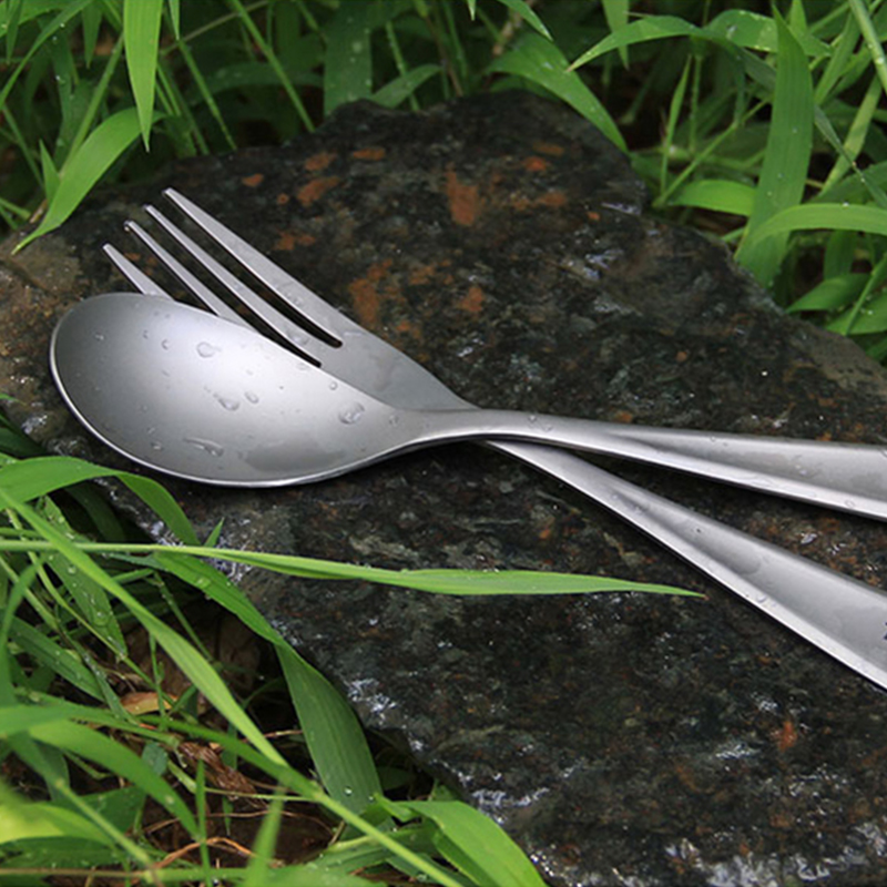 Tiartisan Titanium Fork Spoon  – Outdoor Camping Dining Set recenzja i cena