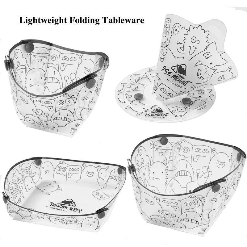 Zewnętrzna lekka składana zast – Outdoor Camping Dining Set recenzja i cena