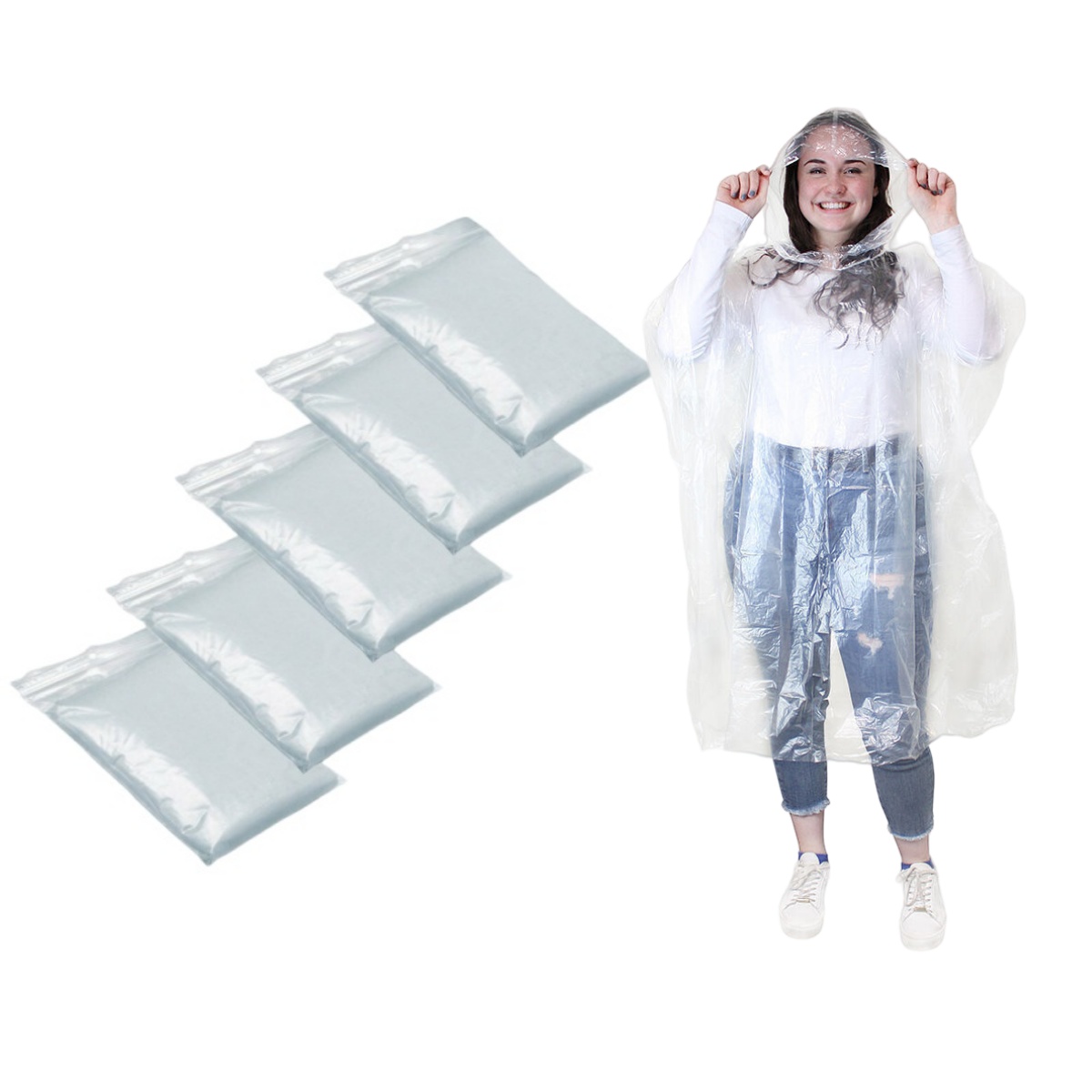 12 szt. Jednorazowy wodoodporn – Camping Rain Poncho recenzja i cena