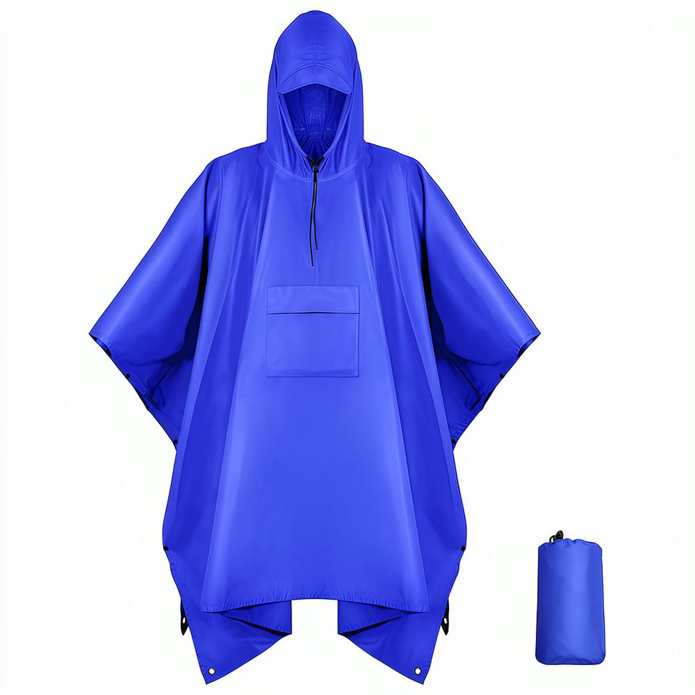 Wytrzymały, wodoodporny ponczo – Camping Rain Poncho recenzja i cena