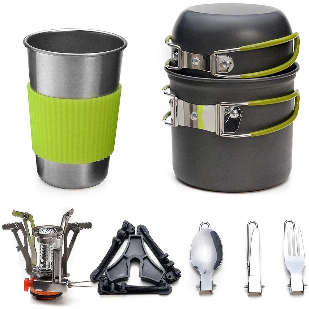 Zestaw naczyń kempingowych z k – Outdoor Camping Dining Set recenzja i cena