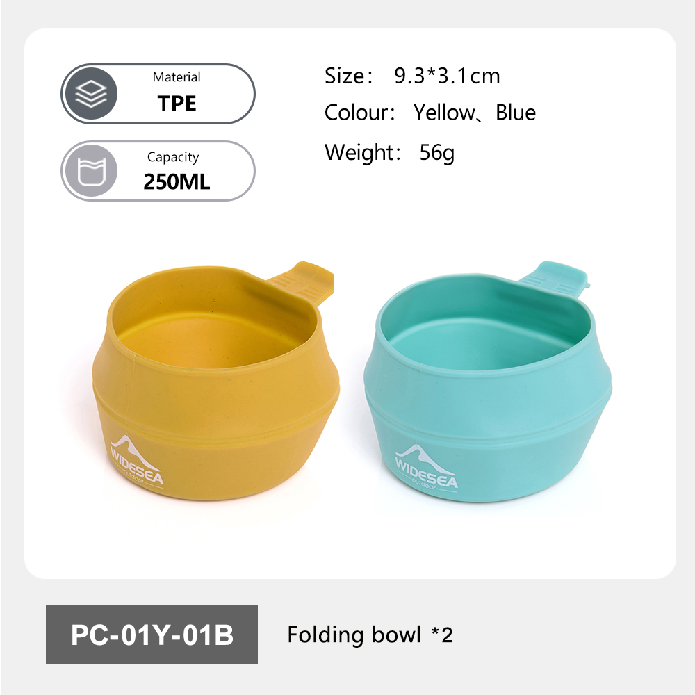 Widesea Camping 250ml Miękki s – Outdoor Camping Dining Set recenzja i cena
